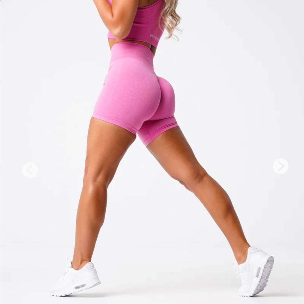 *SOLD* NVGTN bubblegum pink pro shorts